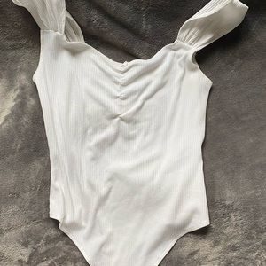White Cute Bodysuit <3